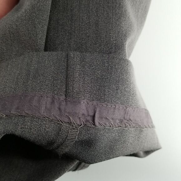 Worthington Trouser Pants Women's 10 Petite Modern Fit Straight Leg Grey Office - Picture 10 of 11